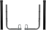 40"/48" Adjustable Boat Trailer Guide-ons with Black PVC Pipes, Rustproof Galvanized Steel