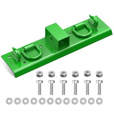 Tractor Bucket Grab Hooks & D-Rings for Compatible John Deere Buckets