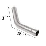 2.25'' Custom Exhaust Kit Mild Steel Tubing Mandrel Bend Pipe Straight & U-Bend