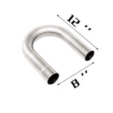 2.25'' Custom Exhaust Kit Mild Steel Tubing Mandrel Bend Pipe Straight & U-Bend
