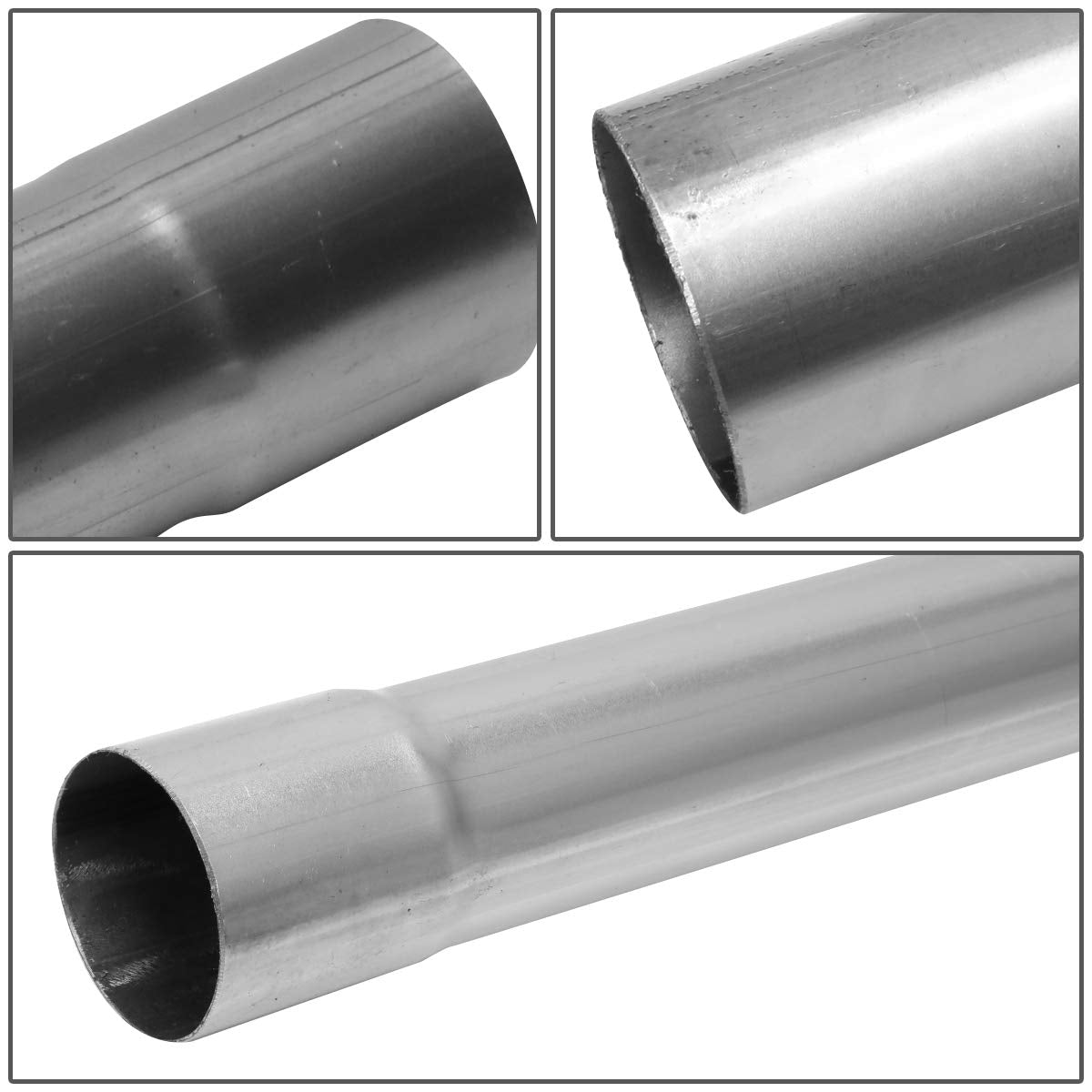 2.5'' Custom Exhaust Kit Mild Steel Tubing Mandrel Bend Pipe Straight & U-Bend